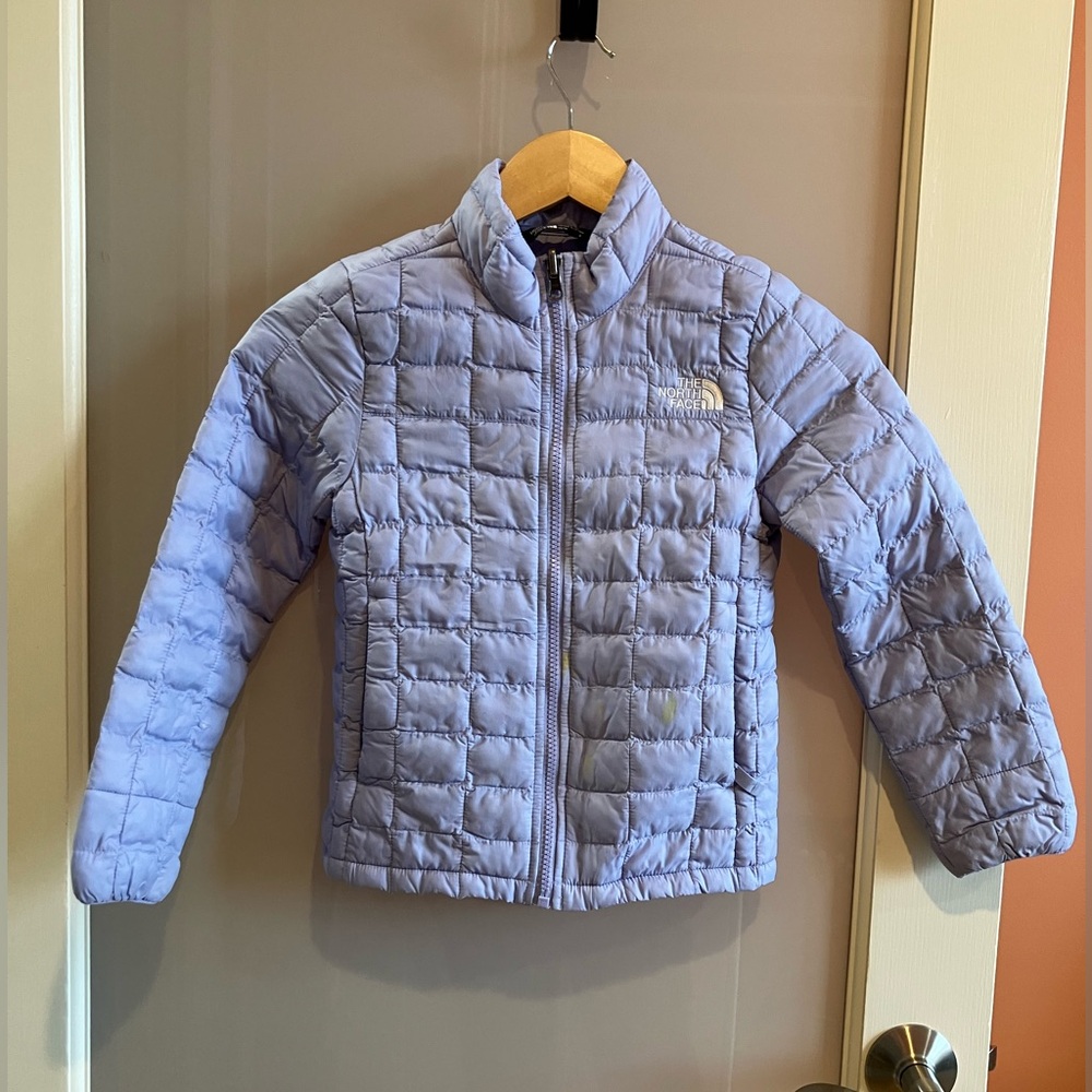 Kids Light Purple Puffer Jacket